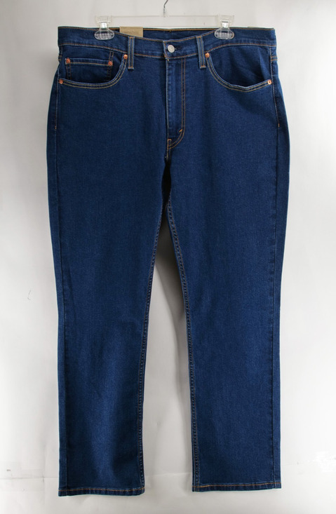 Levi's Other - Levis 514 Straight Fit NWT Jeans Mens 36x30 Dark Wash Blue Stretch Denim New